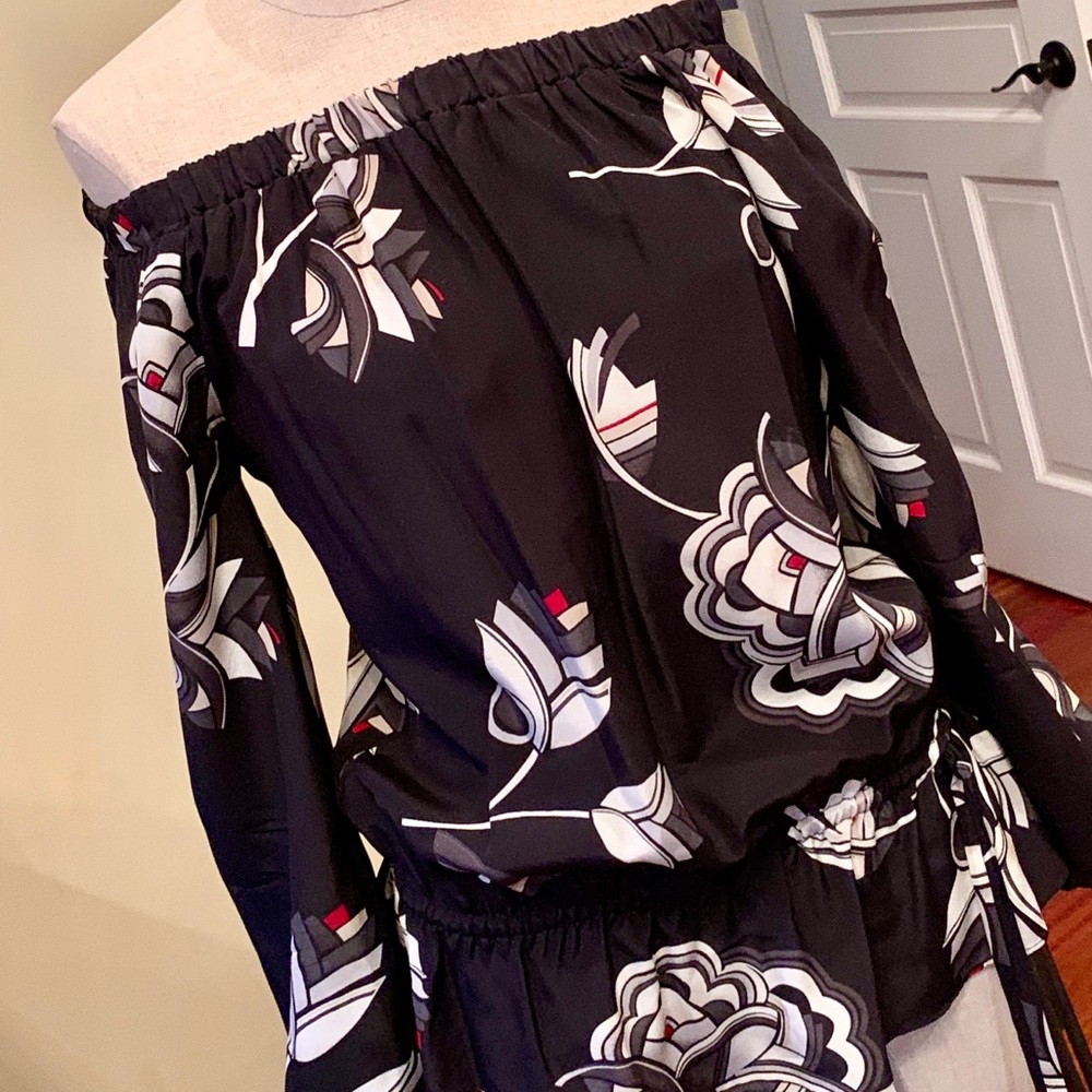 Silk top from WHBM. Elastic gathered waist.